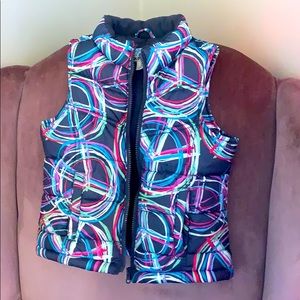 Peace Sign Puffer Vest Old Navy